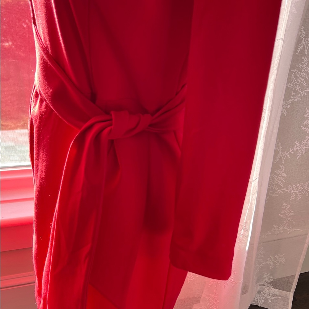 NWT Lilly Pulitzer Vibrant Red Long Sleeve Dress - Picture 5 of 10